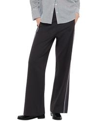 Whistles - Edie Striped Straight Leg Pants - Lyst