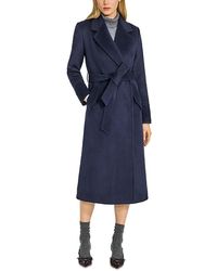 Sentaler - Long Notch Collar Wrap Coat - Lyst