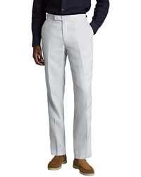 Reiss - Kin Linen Slim Fit Mixer Pants - Lyst