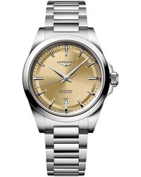 Longines - Conquest Sunray Champagne Watch, 38Mm - Lyst