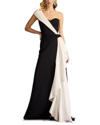 Tadashi Shoji - Lune Waterfall Sash Gown - Lyst