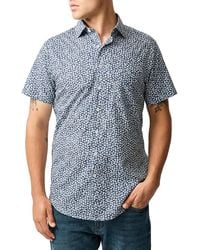 Rodd & Gunn - Bentham Printed Short Sleeve Button Front Shirt - Lyst