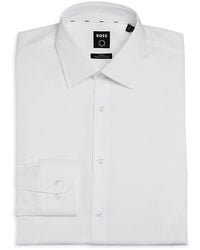 BOSS - Basic Solid Slim Fit Dress Shirt - Lyst