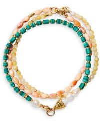 Chan Luu - 3-Pc. Set Gemstone Beaded Flex Bracelets - Lyst