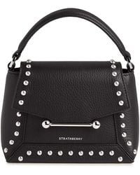 Strathberry - Mosaic Nano Studs Leather Crossbody Bag - Lyst