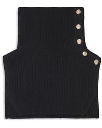 Maje - Wool & Cashmere Collar Wrap - Lyst