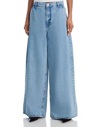 FRAME - The Drape High Rise Extra Wide Leg Jeans - Lyst