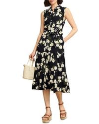 Hobbs - Thea Floral Print Dress - Lyst