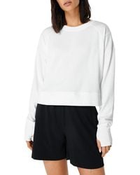Sweaty Betty - After Class Cropped Sweatshirt - Lyst