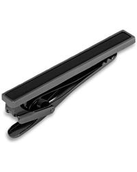 Cufflinks Inc. - Gunmetal-Tone Onyx Inlaid Tie Clip - Lyst