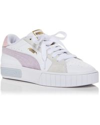 PUMA Leather Cali Sport Mix Shoes in White | Lyst