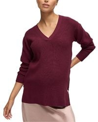 Ingrid & Isabel - V Neck Side Zip Maternity Sweater - Lyst