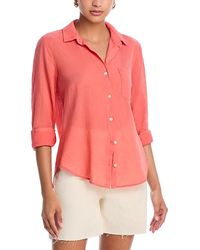 Bella Dahl - Pocket Button Down Shirt - Lyst