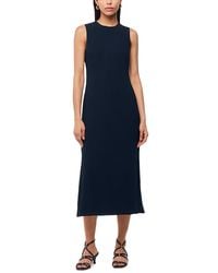 Whistles - Erin Texture Midi Dress - Lyst