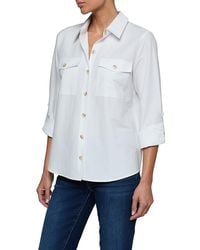 L'Agence - Pearson Military Blouse - Lyst