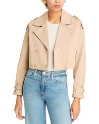 L'Agence - 'Agence Kento Crop Trench Jacket - Lyst