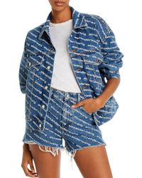 alexander wang game denim jacket