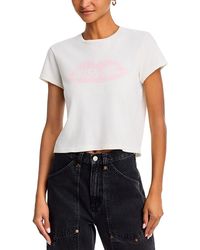 RE/DONE - Kiss Me 50S Graphic Boxy Tee - Lyst