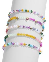 BaubleBar - Kallen Beaded Stretch Bracelets - Lyst