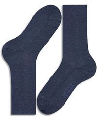 FALKE - Sensitive London Cotton Blend Solid Socks - Lyst