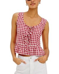 Rails - Jonah Linen Top - Lyst