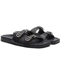 Rag & Bone - Rue Leather Slide Sandals - Lyst