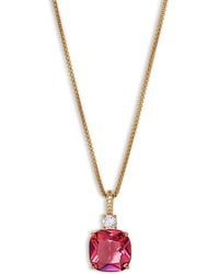 Nadri - Macaron Cubic Zirconia Clear & Color Cushion Pendant Necklace, 16-18 - Lyst