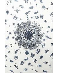 Zadig & Voltaire - Bandana Print Mixed Silk Square Scarf - Lyst