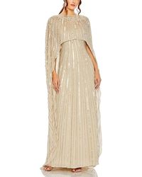 Mac Duggal - Embellished Column Cape Gown - Lyst