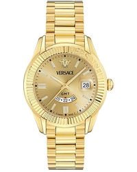 Versace - Apodis Gmt Watch, 41Mm - Lyst