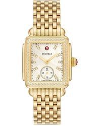 Michele - Deco Mid Watch, 29Mm - Lyst