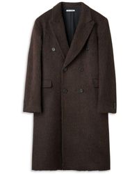 Our Legacy Regular Fit Double Breasted Whale Coat - Brown