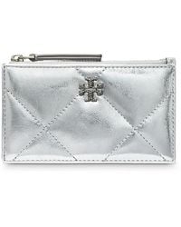 Tory Burch - Kira Diamond Quilted Leather Card Case - Lyst