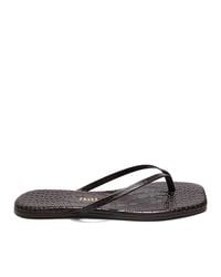 TKEES - Lily Square Toe Flip Flops - Lyst