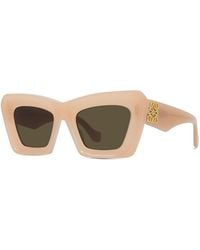 Loewe - Anagram Cat Eye Sunglasses, 52Mm - Lyst