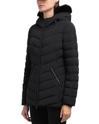 Moose Knuckles - Roselawn Shearling Trim Down Jacket - Lyst