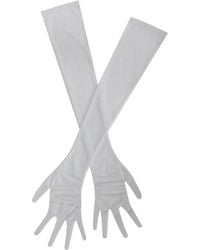 Miss Circle - Qira Mesh Opera-Length Gloves - Lyst