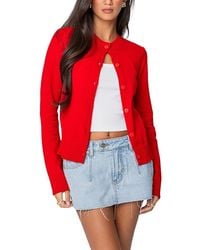 Edikted - Hollie Button Up Cardigan - Lyst