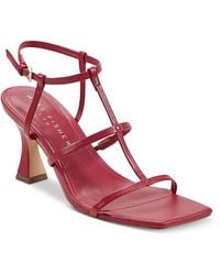 Marc Fisher - Dennie Square Toe Strappy Mid Heel Sandals - Lyst