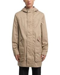 HUNTER - Downing Coated Cotton Hooded Rain Jacket - Lyst