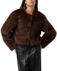 Blank NYC - Show And Tell Faux Fur Jacket - Lyst