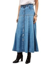 Ba&sh - Long Flared Skirt - Lyst