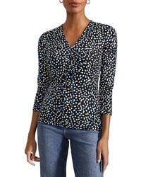 Hobbs - Simmy Dot Print Top - Lyst