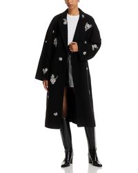 Cinq À Sept - Gravis Crystal Embellished Coat - Lyst