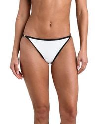 L'Agence - Fine Line String Bikini Bottom - Lyst