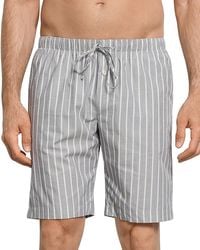 Hanro - Linen Cotton Printed Short Pajama Pants - Lyst