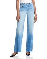 L'Agence - Scottie High Rise Wide Leg Jeans - Lyst