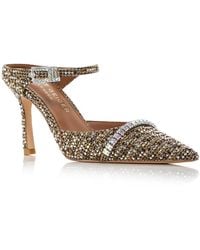 Kurt Geiger - Strass Embellished Pointed Mule Pumps - Lyst