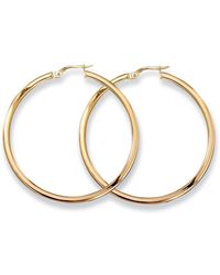 Roberto Coin - 18k Yellow Gold Hoop Earrings/1.75" - Lyst
