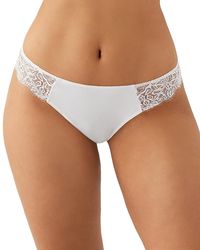 B.tempt'd - B. Tempt'D By Wacoal It's On Lace Trim Thong - Lyst